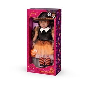 Our Generation Halloween Witch Doll - Black and Orange